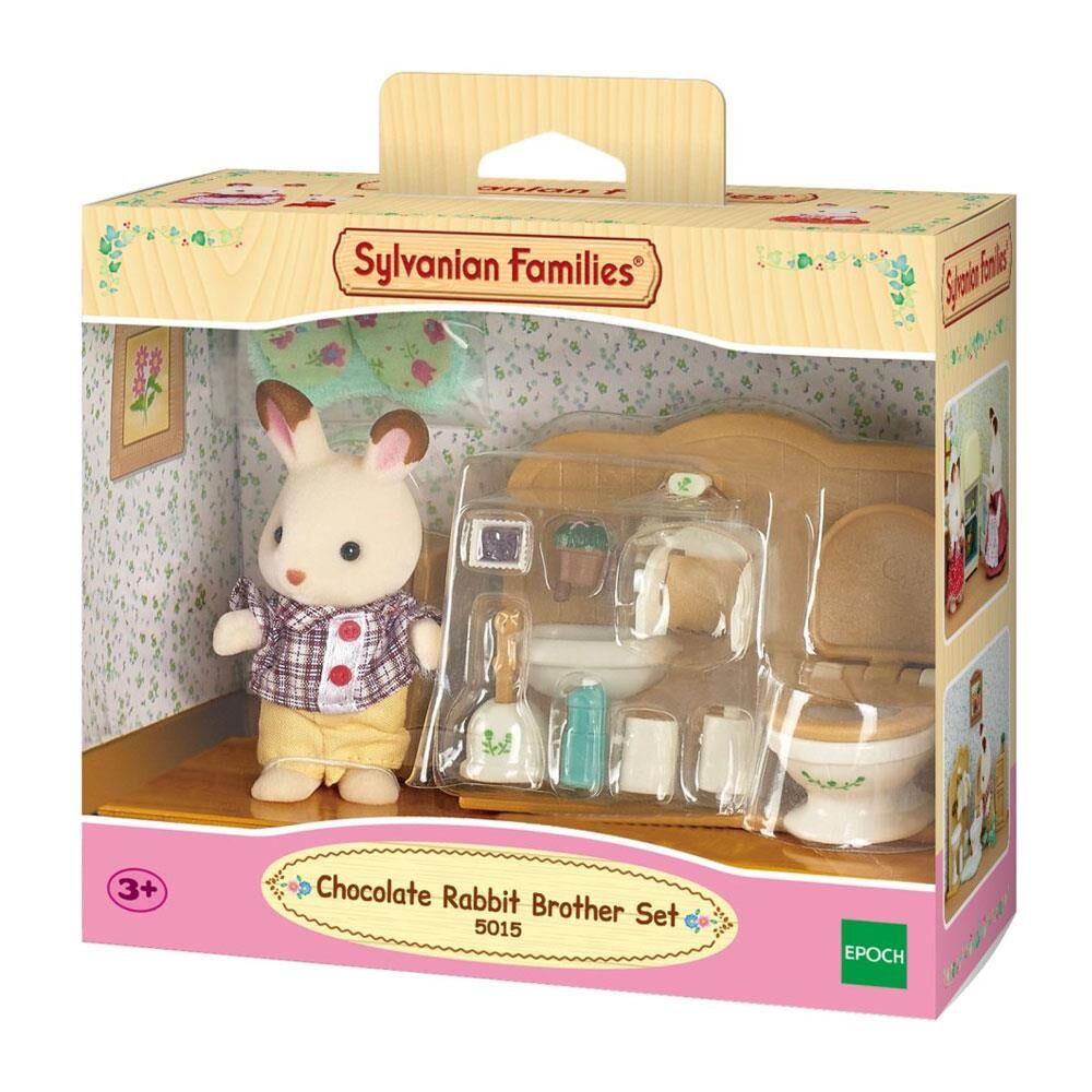 SYLVANIAN ÇİKOLATA KULAKLI TAVŞAN ERKEK KARDEŞ