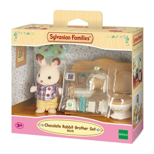 SYLVANIAN ÇİKOLATA KULAKLI TAVŞAN ERKEK KARDEŞ