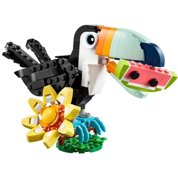 LEGO CREATOR 3İN1 VAHŞİ HAYVANLAR;TROPİKAL TUKAN KUŞU 225 PRÇ. +7 YAŞ