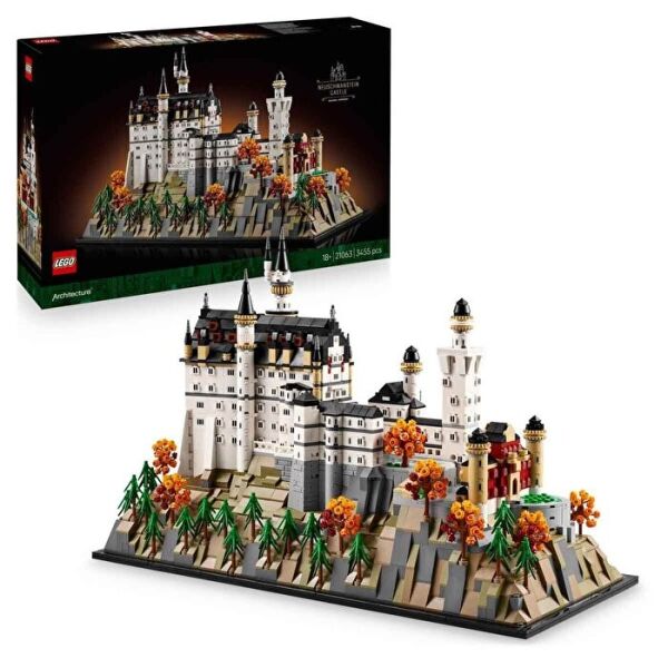 LEGO ARCHİTECTURE NEUSCHWANSTEİN ŞATOSU 3455 PRÇ +18 YAŞ