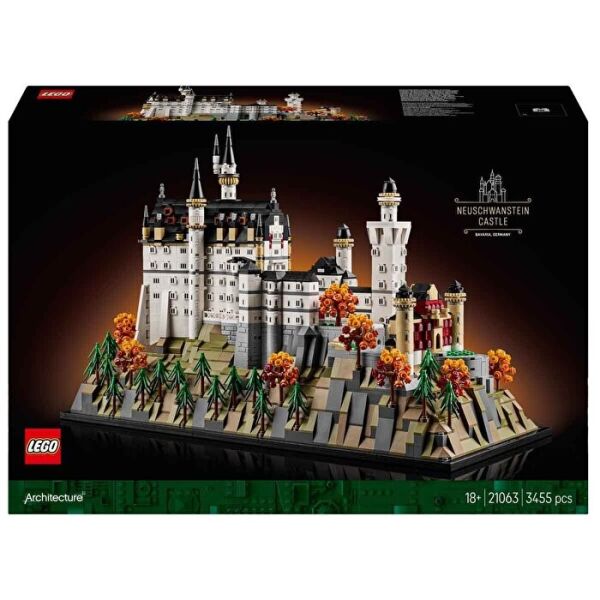 LEGO ARCHİTECTURE NEUSCHWANSTEİN ŞATOSU 3455 PRÇ +18 YAŞ