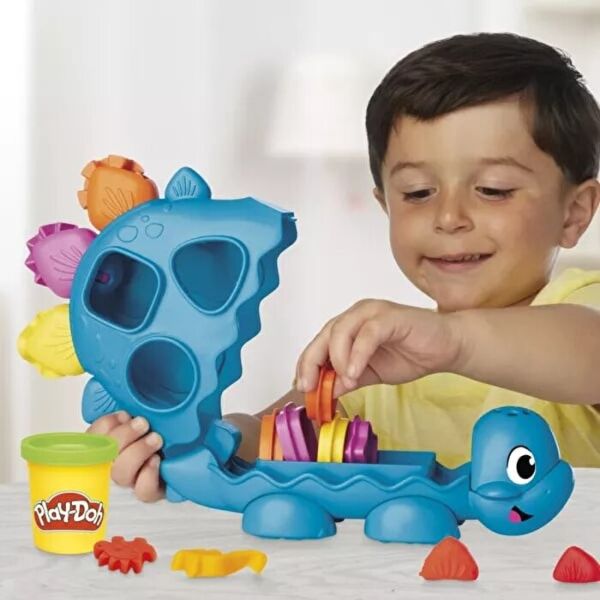 PLAYDOH SHAPEN AND COLORS DINO