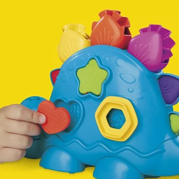 PLAYDOH SHAPEN AND COLORS DINO