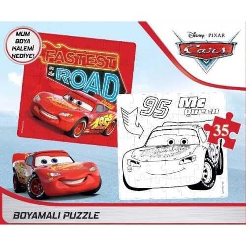 CARS 35 PARÇA BOYAMALI PUZZLE
