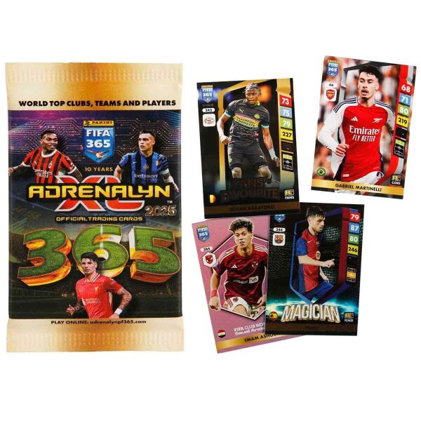 PANİNİ FIFA 365 ADRENLAYN 2025 TRADİNG CARD