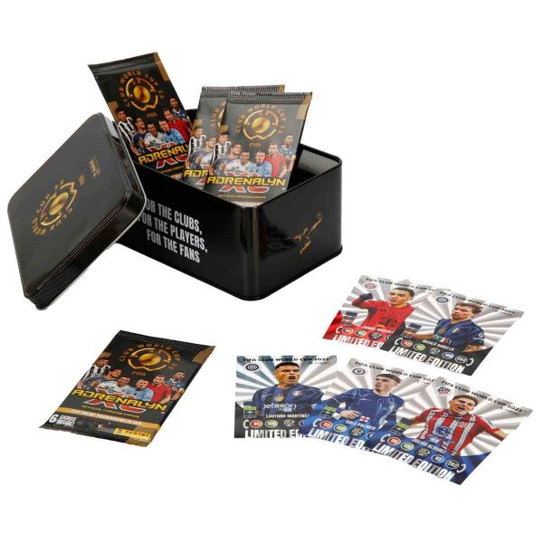 CLUB WORLD CUP 25 TRADİNG CARD TIN BOX