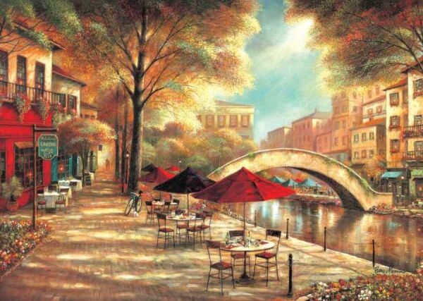 RİVERWALK CAFE 500 PRÇ. PUZZLE