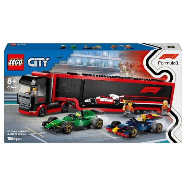 LEGO CITY F1 KAMYON RB20 VE AMR24