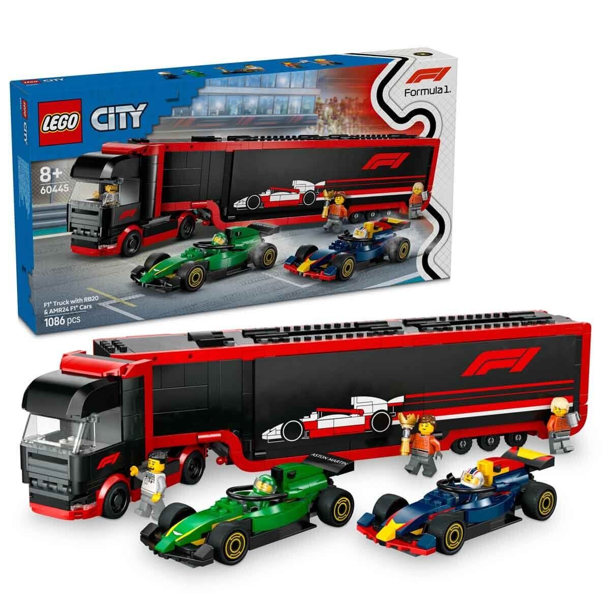 LEGO CITY F1 KAMYON RB20 VE AMR24