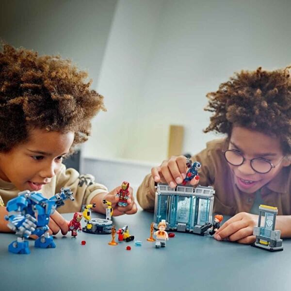 LEGO SUPER HEREOS IRON MAN LABARATUVAR