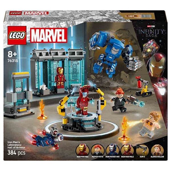 LEGO SUPER HEREOS IRON MAN LABARATUVAR