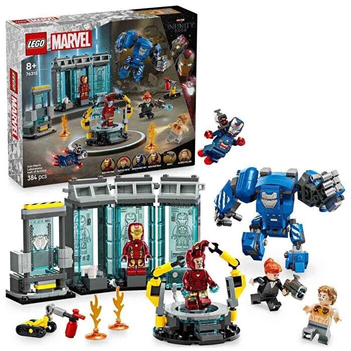 LEGO SUPER HEREOS IRON MAN LABARATUVAR
