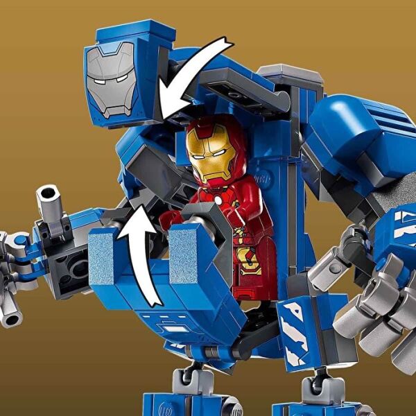 LEGO SUPER HEREOS IRON MAN LABARATUVAR