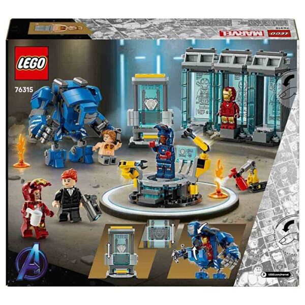 LEGO SUPER HEREOS IRON MAN LABARATUVAR