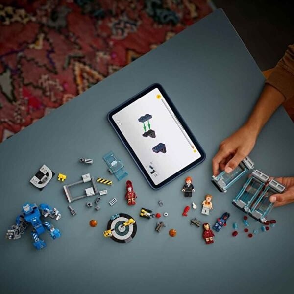 LEGO SUPER HEREOS IRON MAN LABARATUVAR