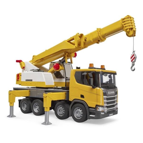 BRUDER SCANİA 560R LİEBHERR VİNÇLİ KAMYON