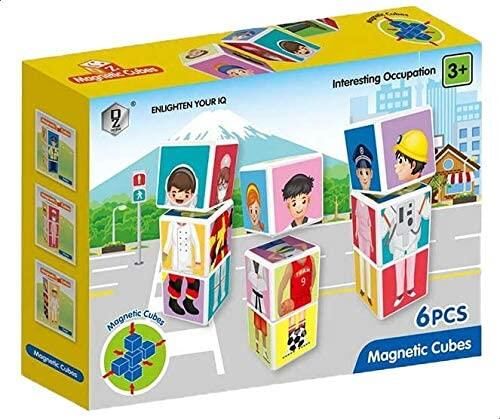 MANYETİK 6 PRÇ ZEKA KÜPÜ