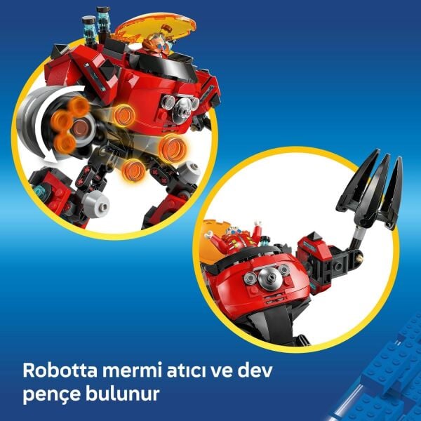 LEGO SONIC KNUCLKES EGG CRUSHER ROBOTUNA KARŞI