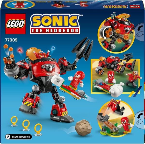LEGO SONIC KNUCLKES EGG CRUSHER ROBOTUNA KARŞI