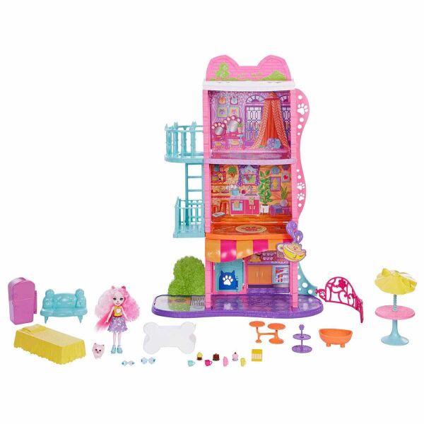 ENCHANTIMALS ŞEHİR VE KAFE OYUN SETİ