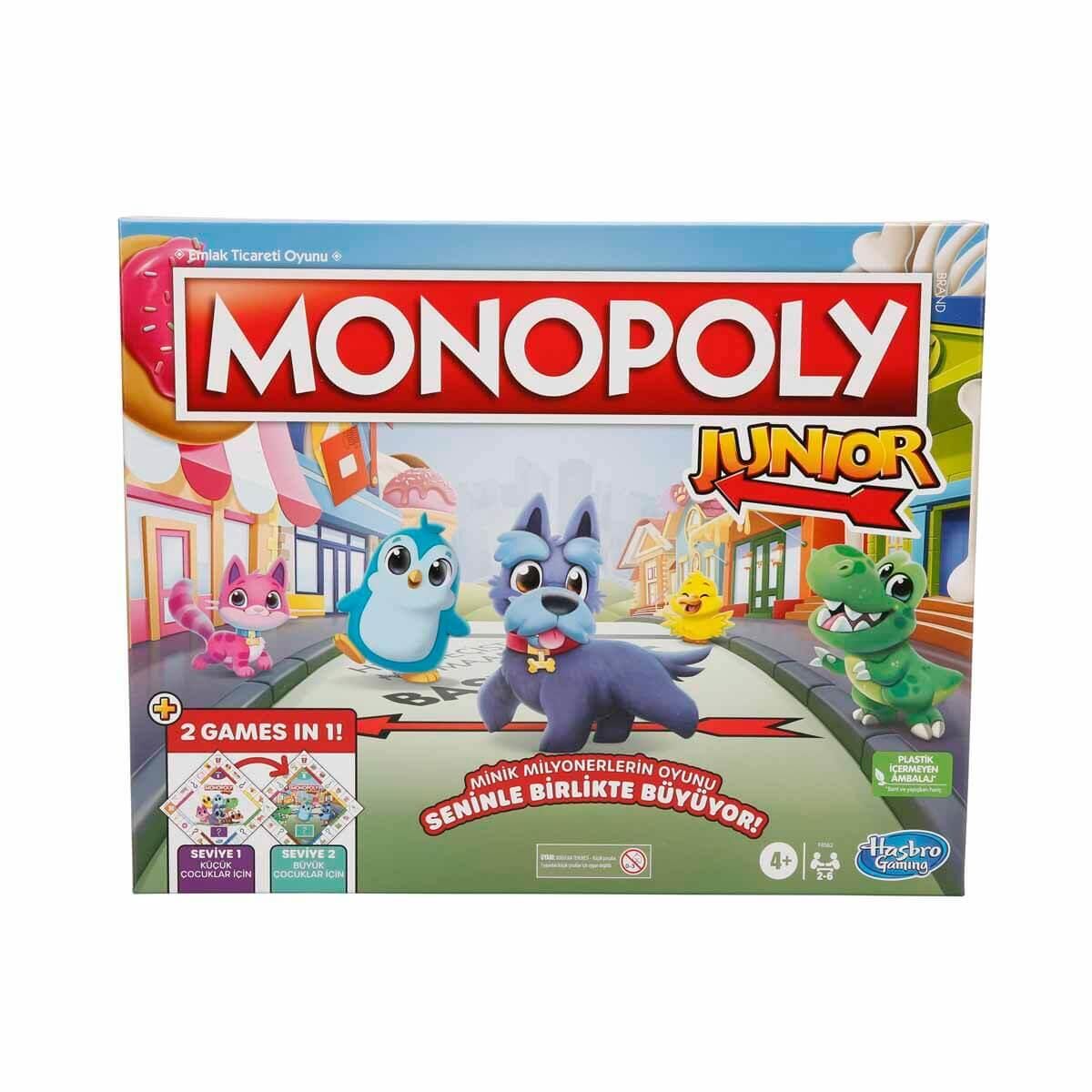 MONOPOLY JUNİOR 2Sİ BİR ARADA