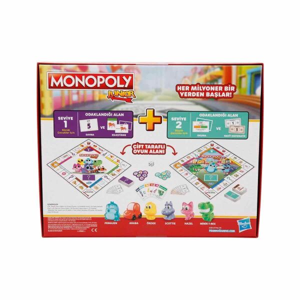 MONOPOLY JUNİOR 2Sİ BİR ARADA