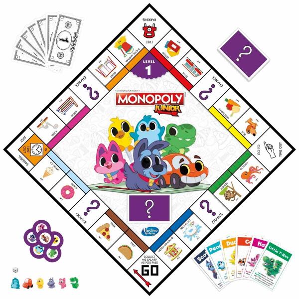 MONOPOLY JUNİOR 2Sİ BİR ARADA