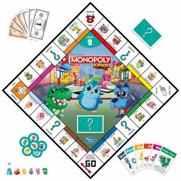 MONOPOLY JUNİOR 2Sİ BİR ARADA