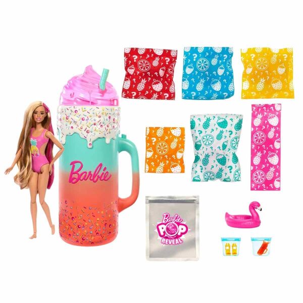 BARBİE POP REVEAL SÜRPRİZLİ BARDAK OYUN SETİ