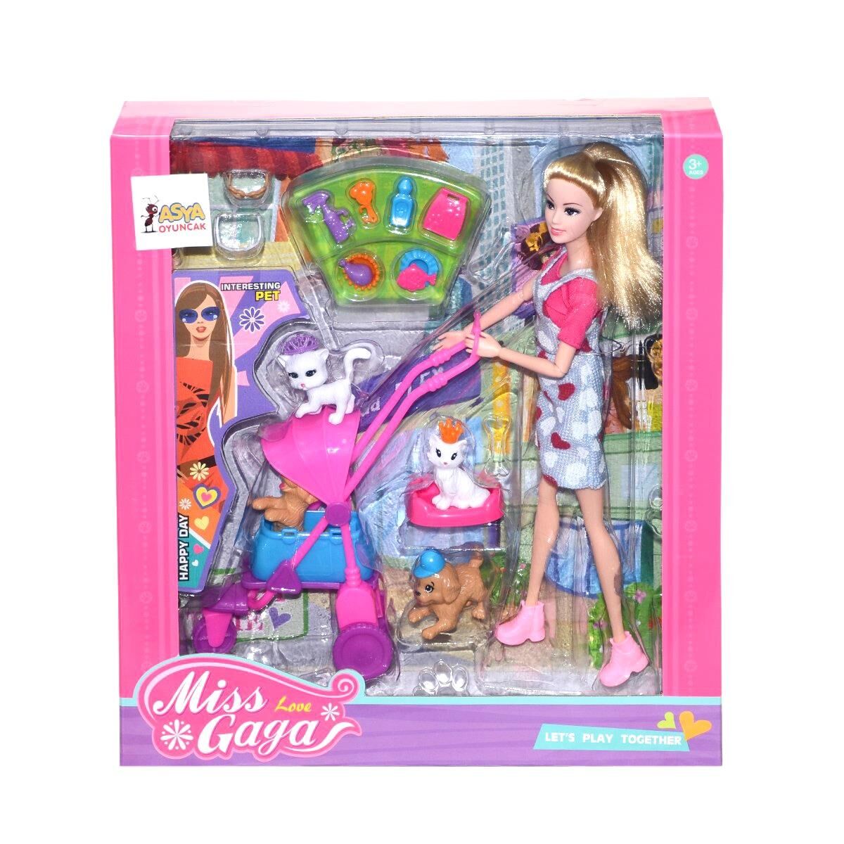 PUSETLİ EVCİL HAYVANLI BEBEK