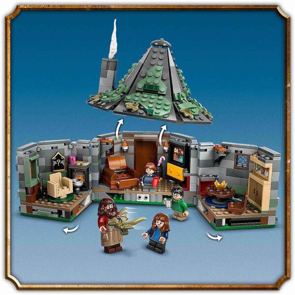 LEGO HARRY POTTER HADRIDS HUT UNEXPECTED VISIT
