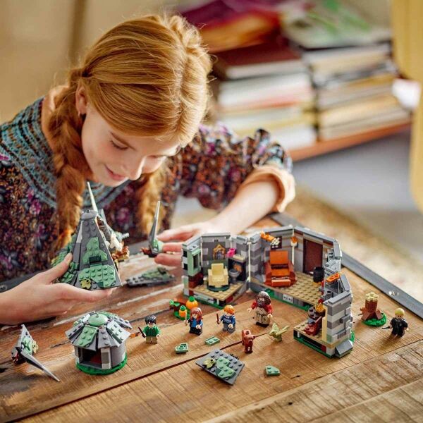 LEGO HARRY POTTER HADRIDS HUT UNEXPECTED VISIT
