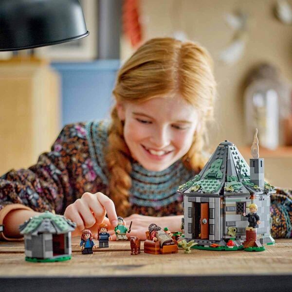 LEGO HARRY POTTER HADRIDS HUT UNEXPECTED VISIT