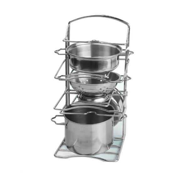 7 PRÇ. RAFLİ ÇELİK TENCERE TAVA