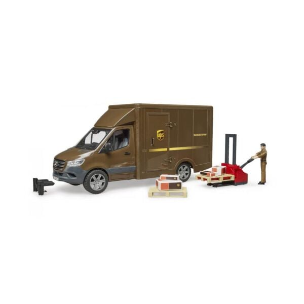 BRUDER MERCEDES BENZ UPS KARGO ARACI