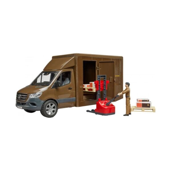BRUDER MERCEDES BENZ UPS KARGO ARACI