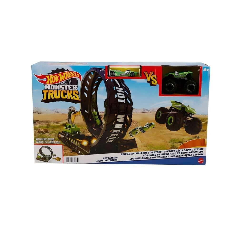 HW MONSTER TRUCKS ÇEMBERDE YARIŞL SETİ
