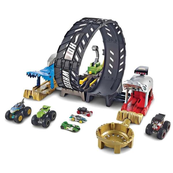 HW MONSTER TRUCKS ÇEMBERDE YARIŞL SETİ
