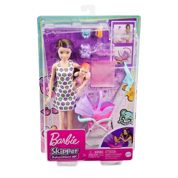 BARBİE AİLE SKIPPER BEBEK BAKICISI