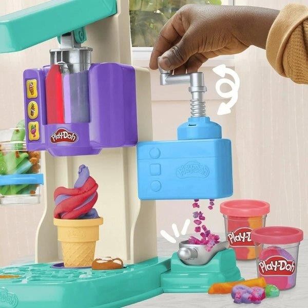 PLAYDOH RAINBOW SWIRL ICE CREAM PLAYS