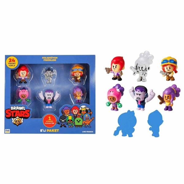 BRAWL STARS 8'Lİ DELÜKS FİGÜR SET