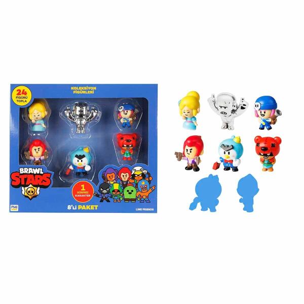 BRAWL STARS 8'Lİ DELÜKS FİGÜR SET