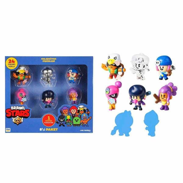 BRAWL STARS 8'Lİ DELÜKS FİGÜR SET