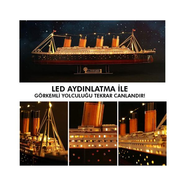 3D TİTANİC LED İŞİKLİ PUZZLE