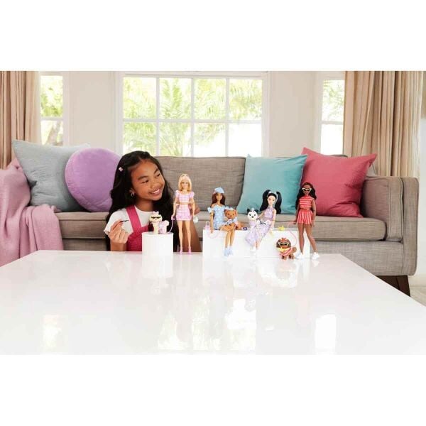 BARBIE KAHVERENGİ SAÇLI BEBEK VE KÖPEĞİ