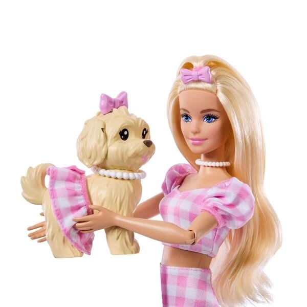BARBIE SARI SAÇLI BEBEK VE KÖPEĞİ