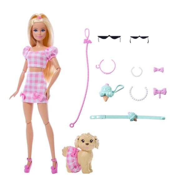 BARBIE SARI SAÇLI BEBEK VE KÖPEĞİ