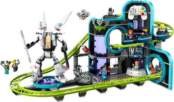LEGO CITY ROBOT DÜNYASI HIZ TRENİ PARKI