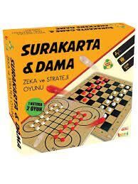 BEMİ SURAKART DAMA AHŞAP TABLA BOCUK