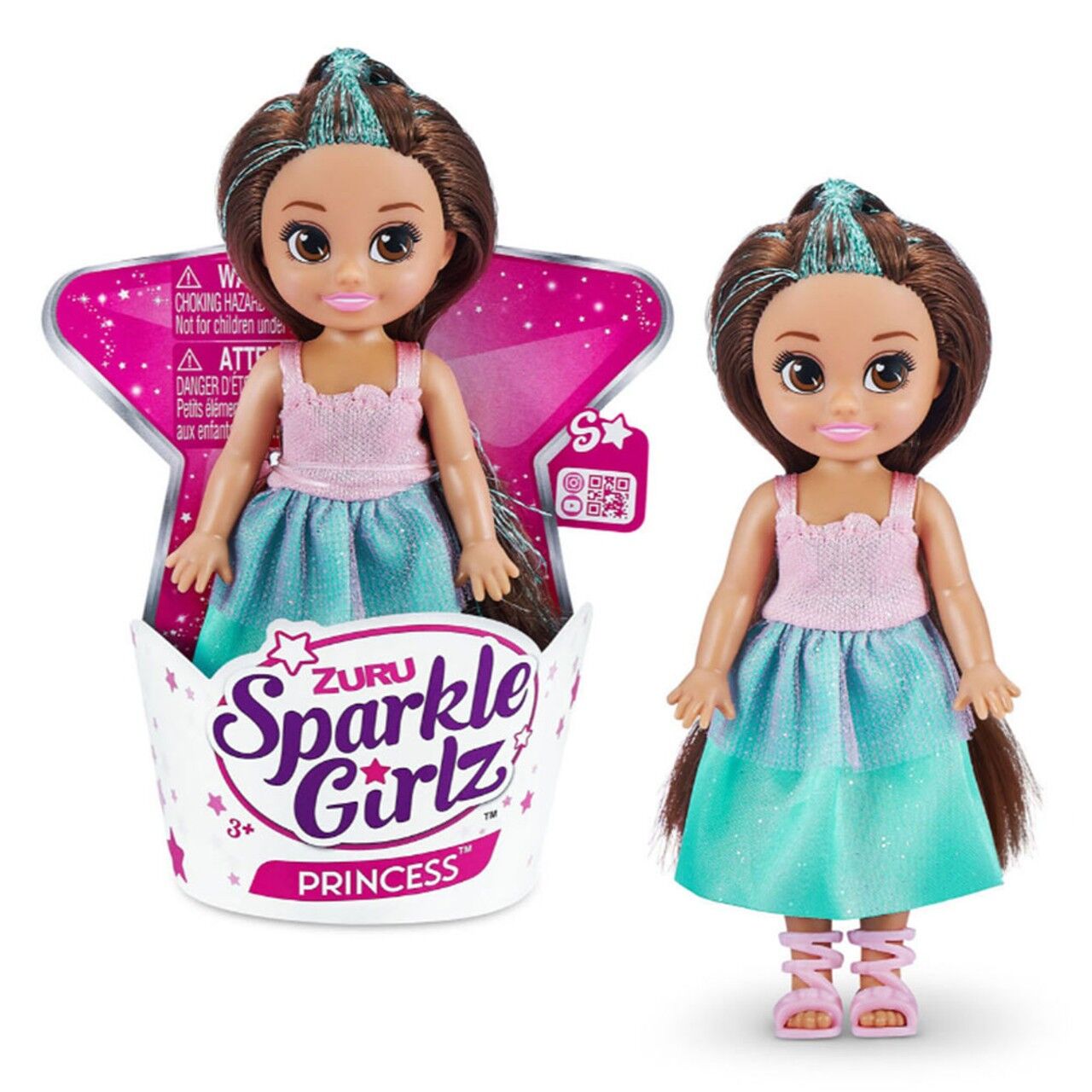 SPARKLE GIRLZ 12 CM PRENSES CUPCAKE